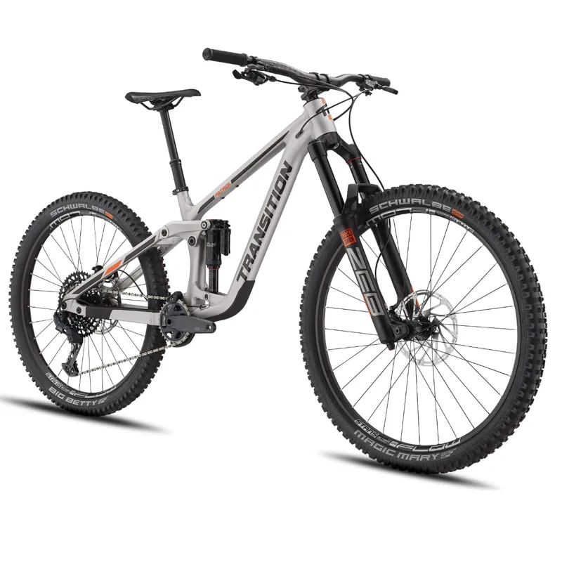2021 Transition Patrol Alloy XT Full Suspension Mountain Bike in Raw-1